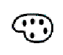 Icon depicting color temperature